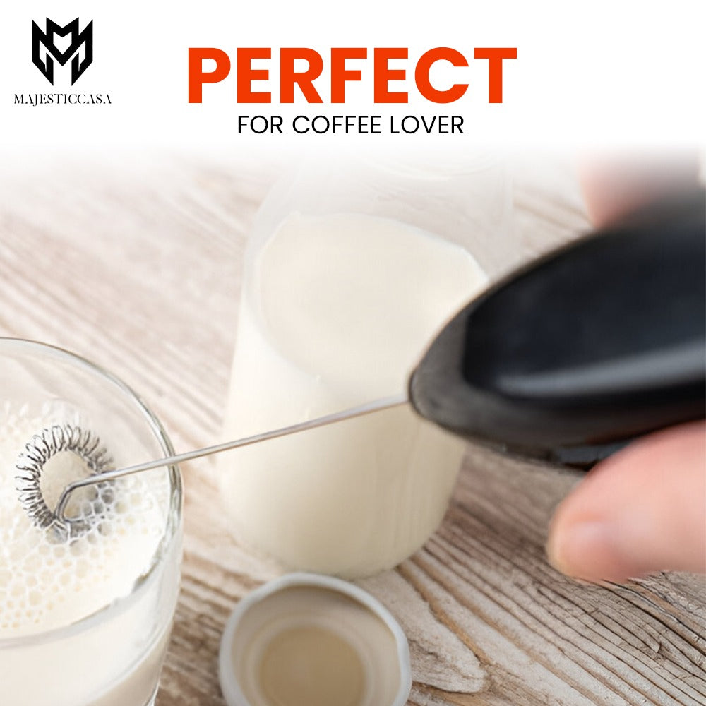 Handheld Electric Milk Frother Whisk Egg Beater Usb Rechargeable Coffee Blender