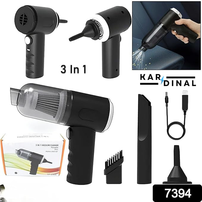 3 In 1 Portable Mini Vacuum